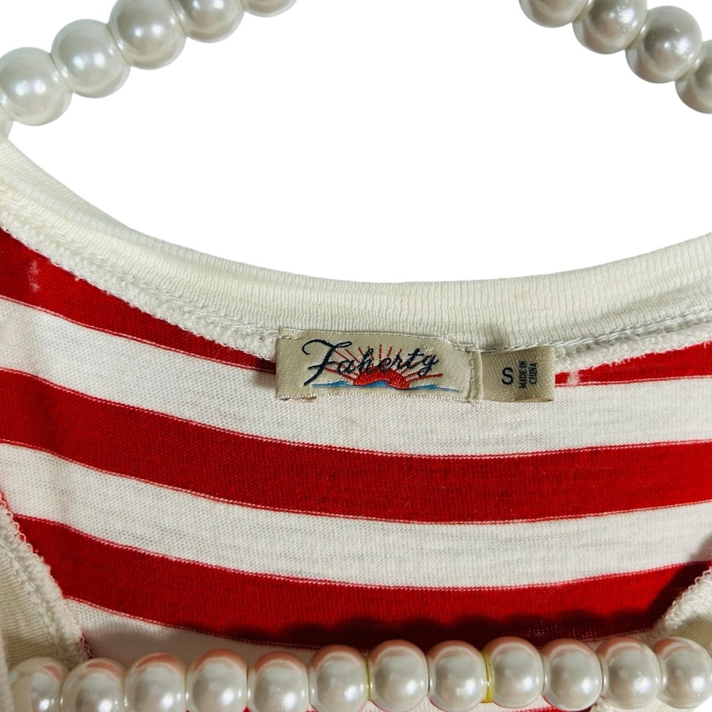 Faherty |Stripped Sundress Coverup Razorback Dres… - image 4